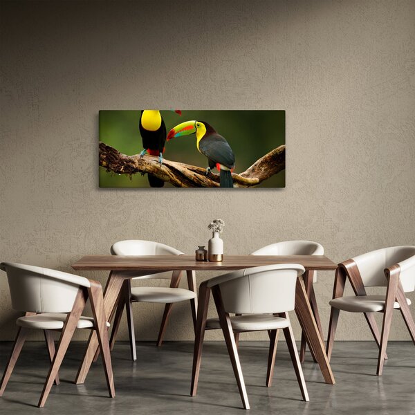 Slika tukana koji sjede, Kostarika (120x50 cm)