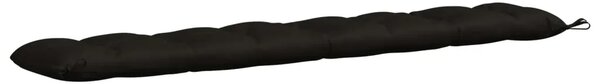 Jastučići za klupe VIANEN 2 kom. 100% poliester Crna - Crna 200 x 30 x 12 cm