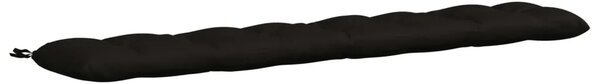 Jastučić za klupu VIANEN 100% poliester Crna 200 x 30 x 12 cm - Crna 200 x 30 x 12 cm