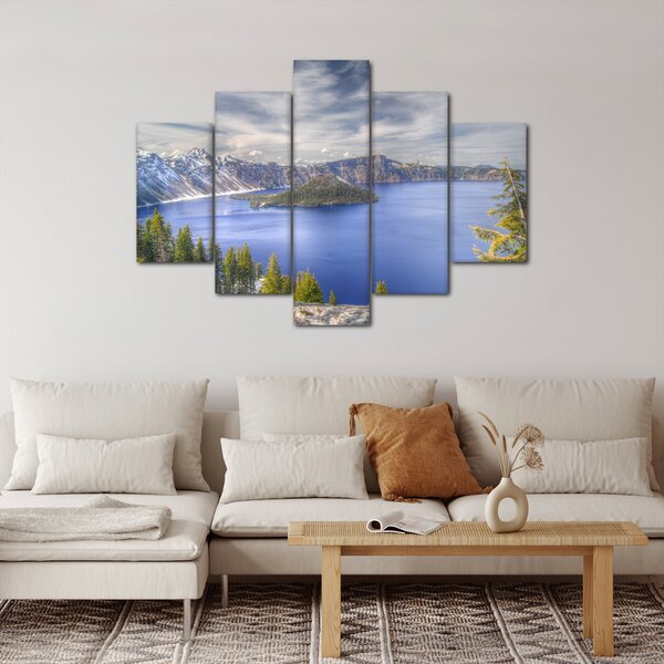 Slika planinskog jezera (150x105 cm)