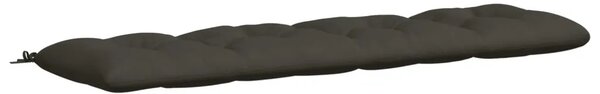 Jastučić za klupu VIANEN 100% poliester Antracit - Antracit 190 x 50 x 12 cm
