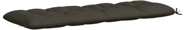 Jastučići za klupe VIANEN 2 kom. 100% poliester Antracit - Antracit 180 x 60 x 12 cm