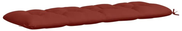 Jastučić za klupu VIANEN 100% poliester Crvena 180 x 60 x 12 cm - Crvena 180 x 60 x 12 cm