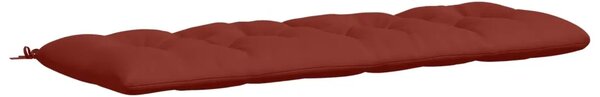 Jastučić za klupu VIANEN 100% poliester Crvena 180 x 60 x 12 cm - Crvena 180 x 60 x 12 cm