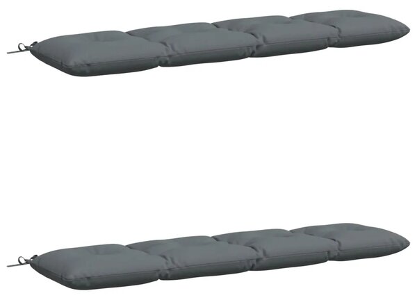 Jastučići za klupe VIANEN 2 kom. 100% poliester Plava - Plava 160 x 40 x 12 cm