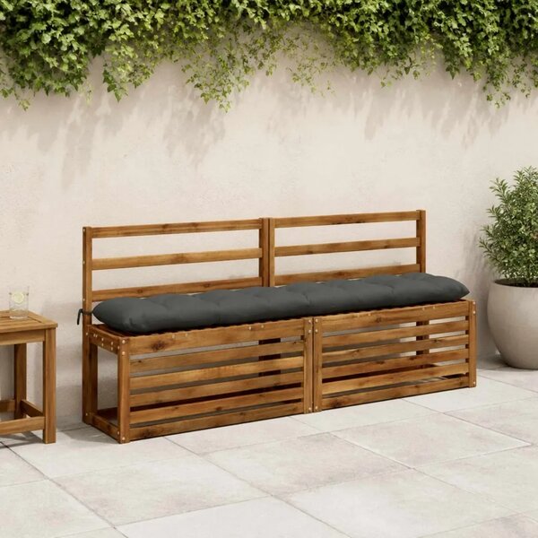 Jastučići za klupe VIANEN 2 kom. 100% poliester Antracit - Antracit 180 x 30 x 12 cm