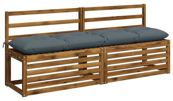 Jastučići za klupe VIANEN 2 kom. 100% poliester Plava - Plava 160 x 40 x 12 cm