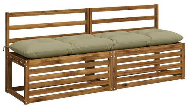 Jastučići za klupe VIANEN 2 kom. 100% poliester Svijetlo zelena - Svijetlo zelena 160 x 40 x 12 cm