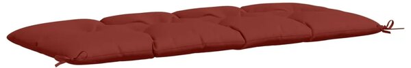 Jastučići za klupe VIANEN 2 kom. 100% poliester Crvena - Crvena 150 x 60 x 12 cm