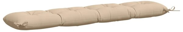 Jastučići za klupe VIANEN 2 kom. 100% poliester Krem - Krem 160 x 30 x 12 cm