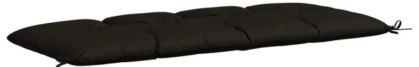 Jastučići za klupe VIANEN 2 kom. 100% poliester Crna - Crna 150 x 60 x 12 cm