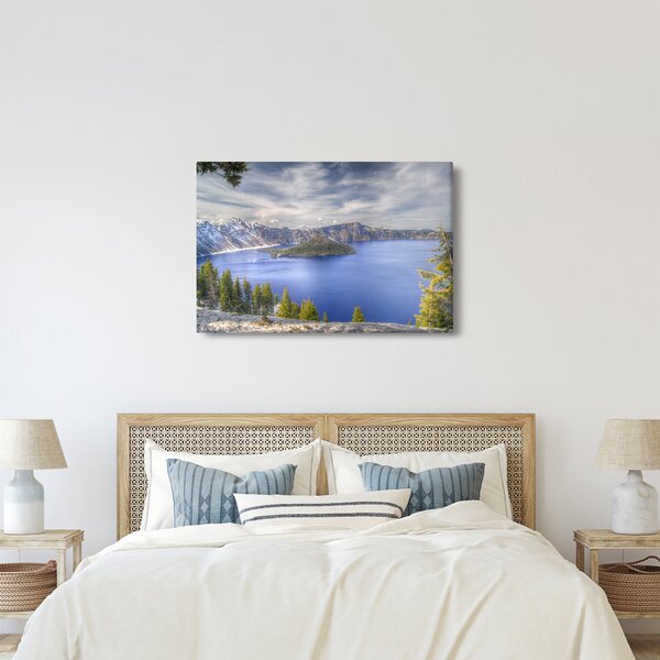 Slika planinskog jezera (90x60 cm)