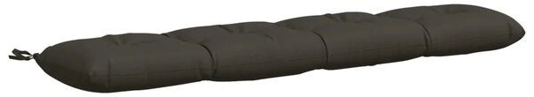 Jastučić za klupu VIANEN 100% poliester Antracit - Antracit 140 x 30 x 12 cm