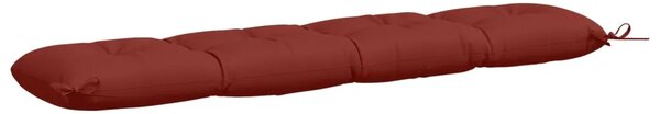 Jastučić za klupu VIANEN 100% poliester Crvena 140 x 30 x 12 cm - Crvena 140 x 30 x 12 cm