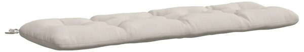 Jastučić za klupu VIANEN 100% poliester Bijela 150 x 40 x 12 cm - Bijela 150 x 40 x 12 cm