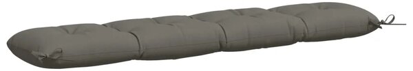 Jastučići za klupe VIANEN 2 kom. 100% poliester Siva - Siva 140 x 30 x 12 cm