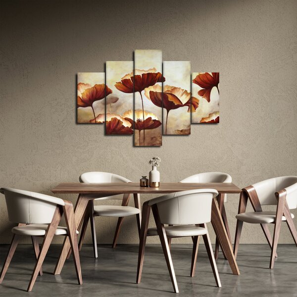 Slika crvenog cvijeća (150x105 cm)