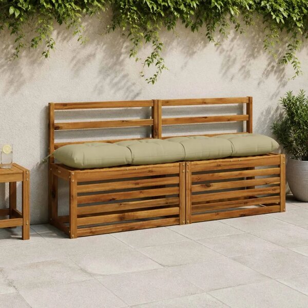 Jastučić za klupu VIANEN 100% poliester Svijetlo zelena - Svijetlo zelena 140 x 30 x 12 cm