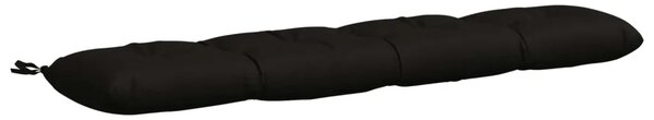Jastučić za klupu VIANEN 100% poliester Crna 140 x 30 x 12 cm - Crna 140 x 30 x 12 cm