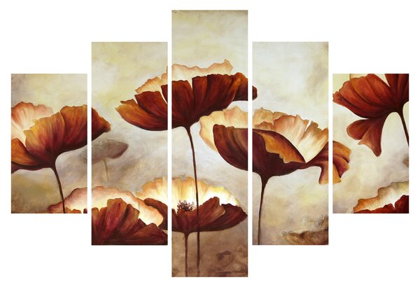 Slika crvenog cvijeća (150x105 cm)