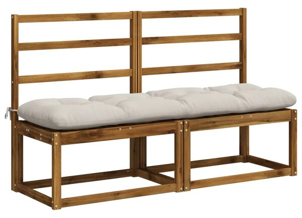 Jastučić za klupu VIANEN 100% poliester Bijela 150 x 40 x 12 cm - Bijela 150 x 40 x 12 cm