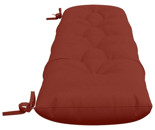 Jastučić za klupu VIANEN 100% poliester Crvena 140 x 30 x 12 cm - Crvena 140 x 30 x 12 cm