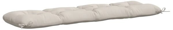 Jastučić za klupu VIANEN 100% poliester Bijela 150 x 40 x 12 cm - Bijela 150 x 40 x 12 cm