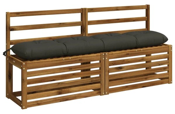Jastučići za klupe VIANEN 2 kom. 100% poliester Antracit - Antracit 140 x 30 x 12 cm