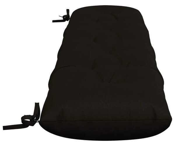 Jastučić za klupu VIANEN 100% poliester Crna 140 x 30 x 12 cm - Crna 140 x 30 x 12 cm
