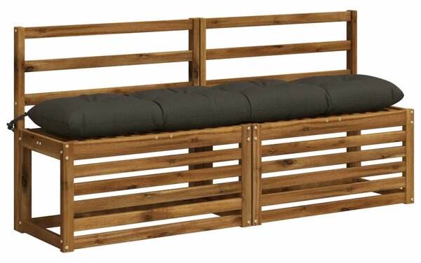 Jastučić za klupu VIANEN 100% poliester Antracit - Antracit 140 x 30 x 12 cm