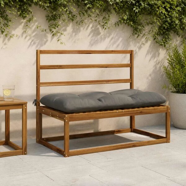 Jastučić za klupu VIANEN 100% poliester Siva 100 x 60 x 12 cm - Siva 100 x 60 x 12 cm