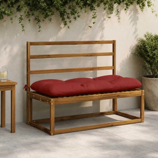 Jastučić za klupu VIANEN 100% poliester Crvena 100 x 50 x 12 cm - Crvena 100 x 50 x 12 cm