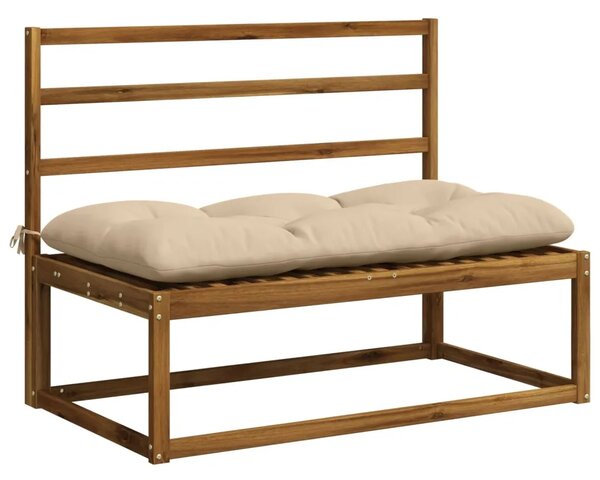Jastučići za klupe VIANEN 2 kom. 100% poliester Krem - Krem 100 x 60 x 12 cm
