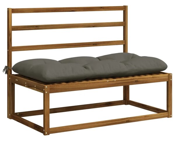 Jastučić za klupu VIANEN 100% poliester Siva 100 x 60 x 12 cm - Siva 100 x 60 x 12 cm