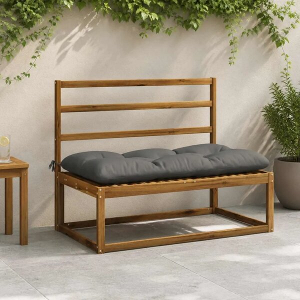 Jastučići za klupe VIANEN 2 kom. 100% poliester Siva - Siva 100 x 60 x 12 cm