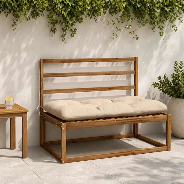 Jastučići za klupe VIANEN 2 kom. 100% poliester Krem - Krem 100 x 60 x 12 cm