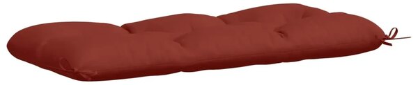 Jastučići za klupe VIANEN 2 kom. 100% poliester Crvena - Crvena 120 x 50 x 12 cm