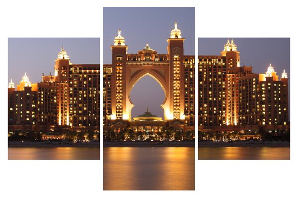 Slika zgrade u Dubaiju (90x60 cm)