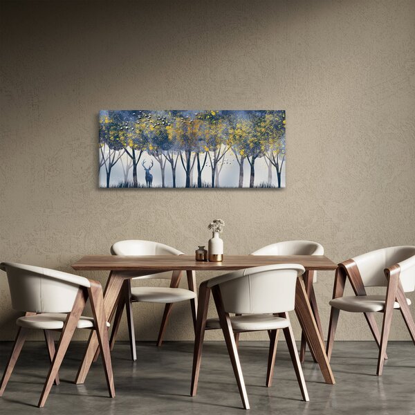 Slika jelena u šumi (120x50 cm)