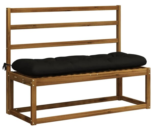 Jastučići za klupe VIANEN 2 kom. 100% poliester Crna - Crna 100 x 40 x 12 cm