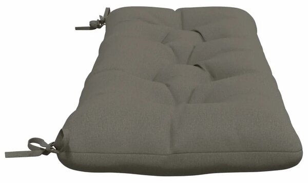 Jastučići za klupe VIANEN 2 kom. 100% poliester Siva - Siva 110 x 40 x 12 cm