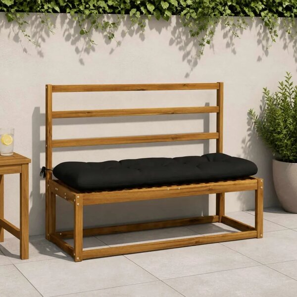 Jastučići za klupe VIANEN 2 kom. 100% poliester Crna - Crna 100 x 40 x 12 cm