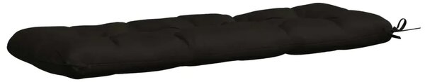 Jastučići za klupe VIANEN 2 kom. 100% poliester Crna - Crna 100 x 40 x 12 cm