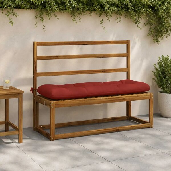 Jastučić za klupu VIANEN 100% poliester Crvena 100 x 40 x 12 cm - Crvena 100 x 40 x 12 cm