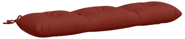 Jastučić za klupu VIANEN 100% poliester Crvena 110 x 30 x 12 cm - Crvena 110 x 30 x 12 cm