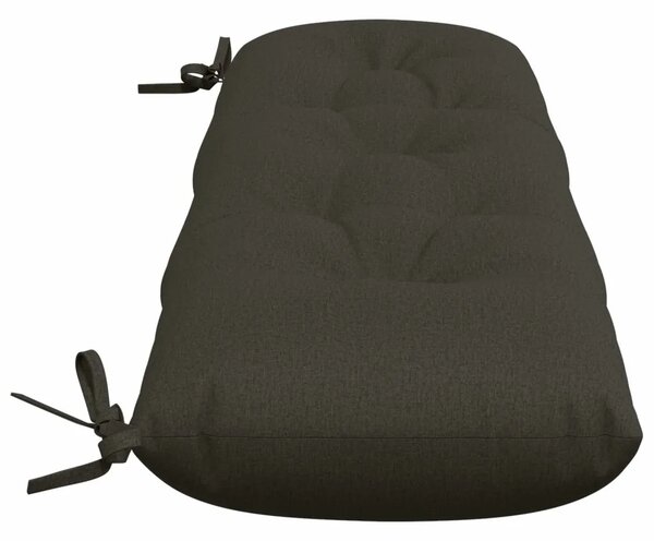 Jastučići za klupe VIANEN 2 kom. 100% poliester Antracit - Antracit 120 x 30 x 12 cm