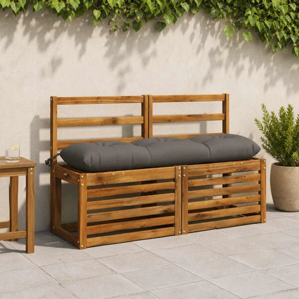 Jastučić za klupu VIANEN 100% poliester Siva 110 x 30 x 12 cm - Siva 110 x 30 x 12 cm