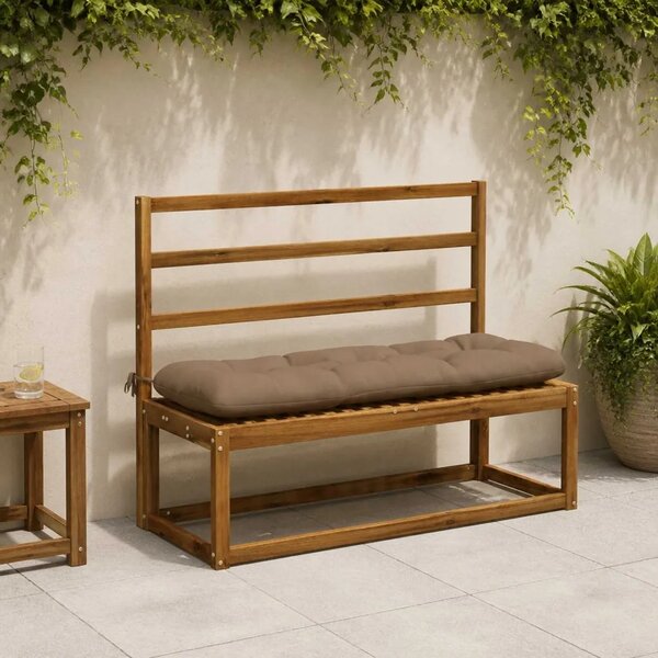 Jastučić za klupu VIANEN 100% poliester Sivosmeđa - Sivosmeđa 110 x 40 x 12 cm