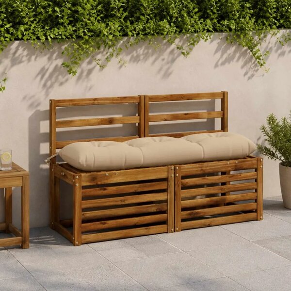 Jastučić za klupu VIANEN 100% poliester Krem 110 x 30 x 12 cm - Krem 110 x 30 x 12 cm