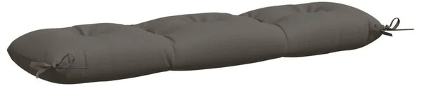 Jastučići za klupe VIANEN 2 kom. 100% poliester Siva - Siva 110 x 30 x 12 cm